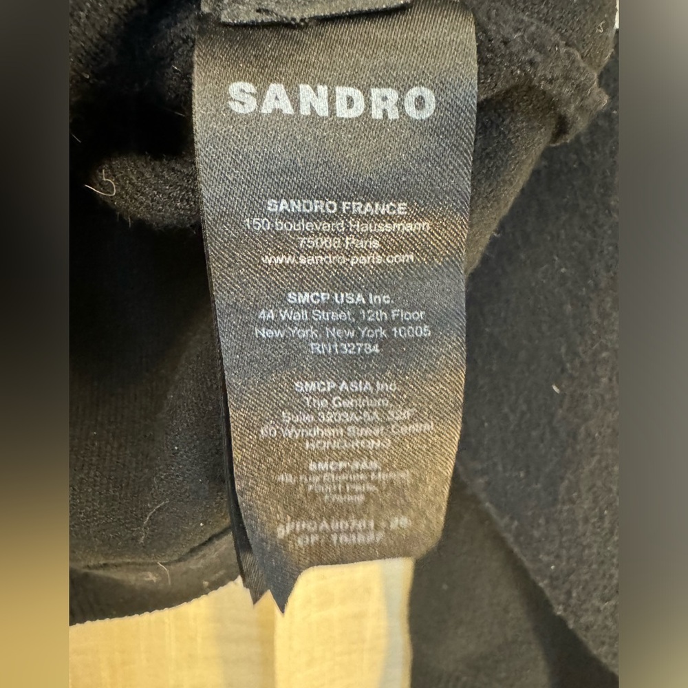 Sandro Ashton Varsity Cardigan in Size 2 - Picture 9 of 10